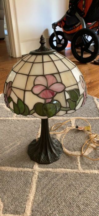 Vintage Dale Tiffany Table Lamp With Berman Base -