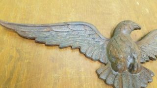 Cast Iron Eagle Wall Plaque Made In Taiwan 19 