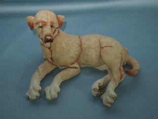 A Breed Apart Dogs Figurine 70032 Yellow Lab Large Labrador Retriever