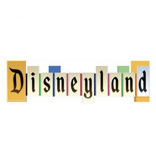 Disney Parks Disneyland Vintage Park Entrance Marquee Large Sign 36x11