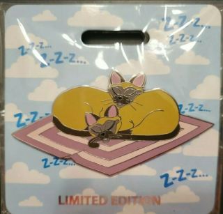 2019 Disney D23 Expo Wdi Mog Lady And Tramp Si And Am Cat Nap Pin Le 300