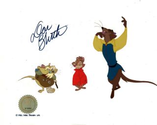 Don Bluth Signed Secret Of Nimh Brisby 1982 Production Animation Cel 95 - 25