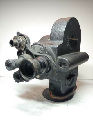 Vintage 16 Mm Bell & Howell Filmo Movie Camera Lens Spider Turret Lens.  7,  1,  2