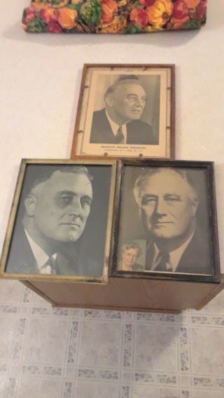 Vintage Pictures Of President Franklin D.  Rooselvelt