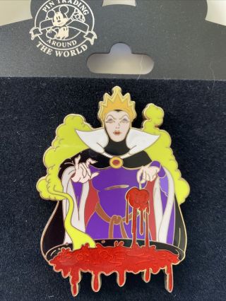 Disney Pin Evil Queen Snow White Paint Drip Pin Disney Shopping Le 300