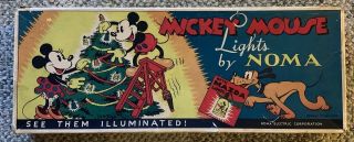 Walt Disney Mickey Mouse Noma Lights C.  1930 