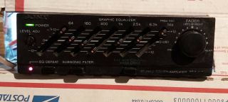 Old School Vintage Sony Power Amplifier Graphic Equalizer Xm - E7