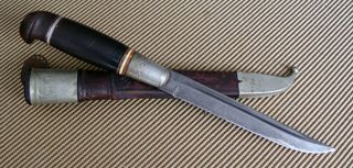 Collectible Vintage Finnish Long Puukko Hunting Knife Made By Iisakki Jarvenpaa