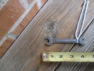 Mid 1940s Vintage Barcalo 3/8 " & 7/16 " Open End Wrench 723 Wwii Jeep Tool Usa