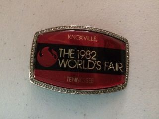 Vintage 1982 Worlds Fair Knoxville,  Tn Belt Buckle