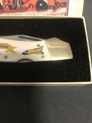 NASA Crew Commemorative Folding Pocket Knife IN MEMORY OF STS - 107 COLUMBIA 2003 3