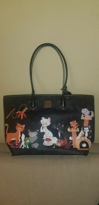 Disney Parks 2020 Reining Cats & Dogs Cat Tote Bag Dooney & Bourke W Tags