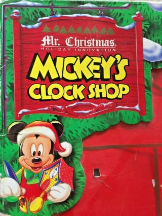 Vintage 1993 Disney Mr Christmas Mickey 