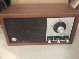 Klh Model Twenty - One Ii Fm Receiving System Vintage Fm Table Radio