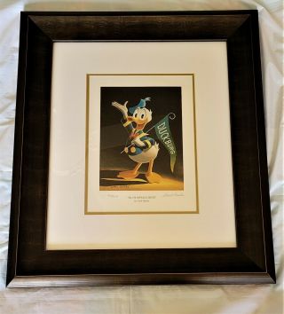 Disney Carl Barks Signed Lithograph Sixty Years Quacking Donald Duck,  Le 595