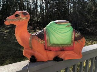 Vintage Empire 28 " Christmas Nativity Camel Lighted Blow Mold