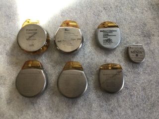 Vintage Antique 1970 - 1990s Non - Functioning Demo Heart Pacemakers For Display