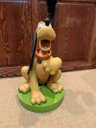 Disney Pluto Big Figure Large Dog Statue/figurine W/base Walt Disney Collectible