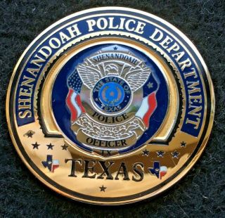 Texas - Shenandoah Police Department Officer Challenge Coin - In Omnia Paratus