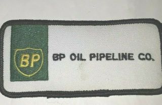 Vintage Bp Oil Pipeline Co.  Logo Patch 4.  5 " X 2 "