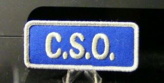 Company Closed,  Patch Retired: Kansas City,  Mo Court Security Officer (cso)