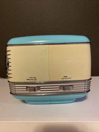 Vintage Style Memorex MTT3200 AM/FM Stereo Radio & CD Player Retro Turquoise 2