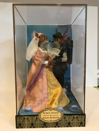 Disney Designer Fairytale Couple Robin Hood Maid Marian Limited Edition Doll Set