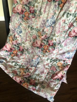 Vintage Ralph Lauren Allison Floral Comforter Full/ Queen Roses Cottage