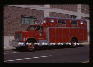 Great Neck Ny R834 1981 Gmc Saulsbury Rescue Fire Apparatus Slide
