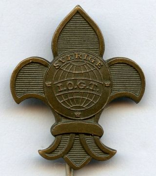 Sweden Iogt Scout Association Member Badge Pin Grade