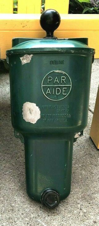 Vintage Deluxe Par Aide Golf Ball Washer Made In St.  Paul Minnesota