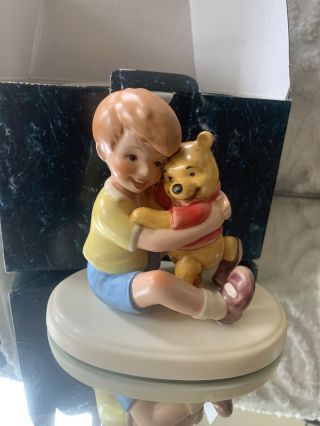 Goebel Disneyana Christopher Robin & Winnie The Pooh " Friends Forever " Rare