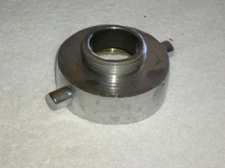 Chrome Plated Brass Fire Hose Adapter 2 1/2 " To 1 1/2 "