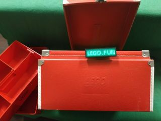 Lego® Koffer Rot 1971 Selten Sammler / Suitcase Red Vintage Collector