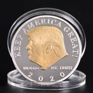 2020 Donald J.  Trump Coin President Of The United States Commemorative Badge Emb