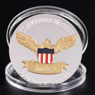 2020 Donald J.  Trump Coin President Of The United States Commemorative Badge Emb 2