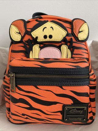 Loungefly Disney Winnie The Pooh Tigger Mini Backpack Cosplay Nwt