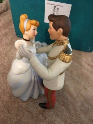 Wdcc Cinderella - Prince Charming & Cinderella “so This Is Love” W/box And