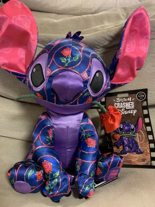 Disney Stitch Beauty And The Beast Pin & Plush Set