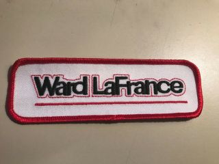 Ward Lafrance Fire Apparatus Co Pa Fdny Boston Chicago Lafd Commemorative Patch