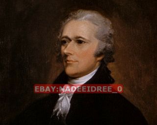 United States President Alexander Hamilton Portrait By John Trumbull 8x10 Photo