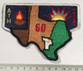 Oa Lodge 60 Aina Topa Hutsi S8 Brotherhood Flap Texas Vte Scouts Bsa