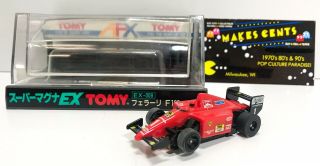 Vintage Tomy Afx G Plus Ex - 009 Fiat 1 Indy Car Marboro Japan W/ Case