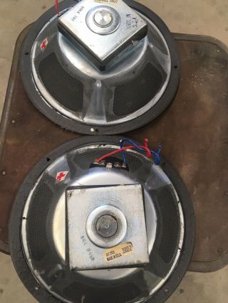 VINTAGE ACOUSTIC RESEARCH AR 2Ax,  10 inch WOOFER SPEAKERS One Pair 3