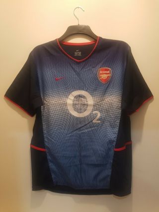 Arsenal Football Club Away Shirt 2002 - 2003 Vintage Size Medium