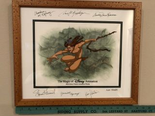 The Magic Of Disney Animation Cel Tarzan Hand Painted Mgm Studios Signed Le