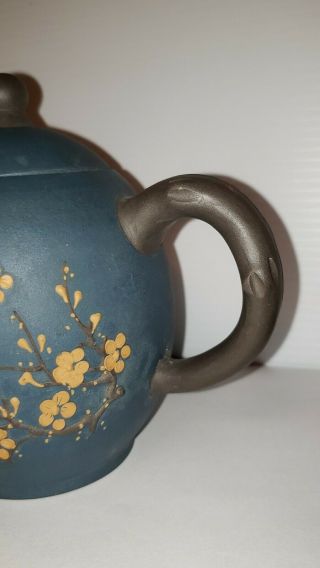 vintage Chinese functional Yixing Zisha Pottery Handmade Zisha Clay Teapot 3