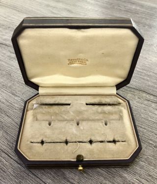 Antique Vintage Tiffany & Co.  York Empty Cufflink Presentation Jewelry Box