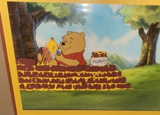 Pooh Production Animation Cel - Adventures Of Winnie The Pooh - Disney