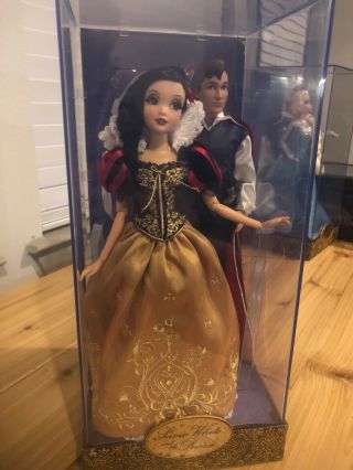 Disney Fairytale Designer Snow White And Prince Dolls Limited Edition Nib